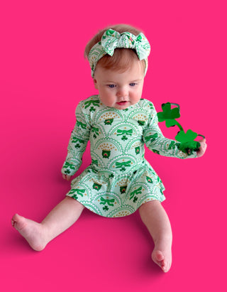 CLOVER & COINS DREAM BODYSUIT DRESS