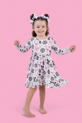 MIDNIGHT DISCO DARLING DREAM RUFFLE DRESS