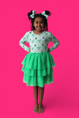 CLOVER & COINS DREAM TUTU DRESS