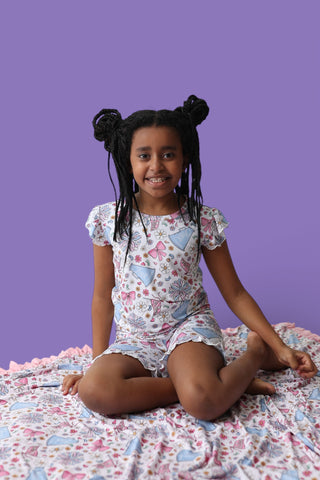 POM POWER DREAM RUFFLE SHORT SET