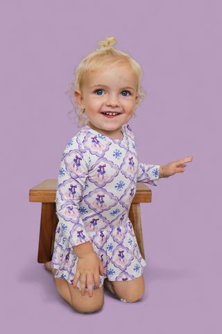 ICY WONDERLAND LONG SLEEVE DREAM BODYSUIT DRESS