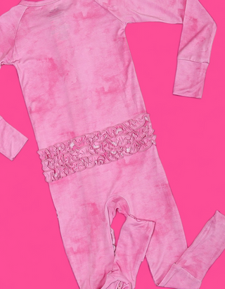 PINK DAYDREAM DREAM RUFFLE ROMPER