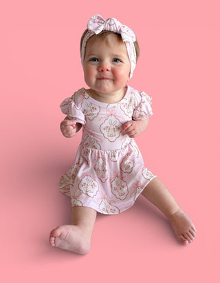 BUNNY BOW BLOSSOMS DREAM BODYSUIT DRESS