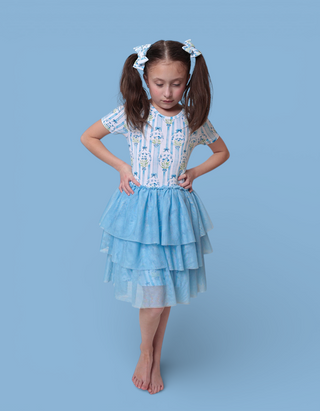 HEIRLOOM BLUE BLOOMS DREAM TUTU DRESS