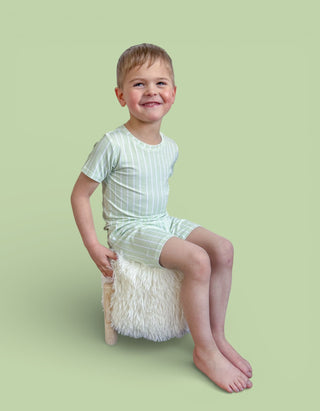 SPRINGTIME STRIPE DREAM SHORT SET