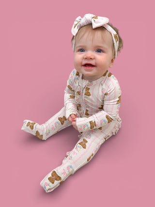 BEAR-Y BLOSSOMS DREAM RUFFLE ROMPER