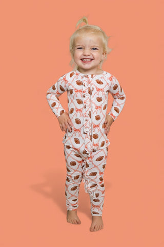 GAME DAY GLAM DREAM RUFFLE ROMPER