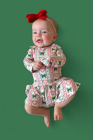 WRAPPED IN JOY DREAM BODYSUIT DRESS