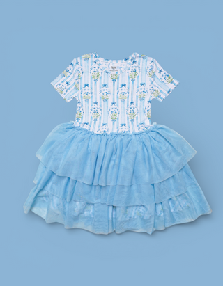 HEIRLOOM BLUE BLOOMS DREAM TUTU DRESS