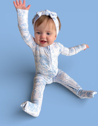 BLUEBELL EASTER TOILE DREAM ROMPER