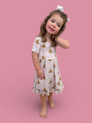 BEAR-Y BLOSSOMS DREAM RUFFLE DRESS