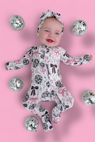 MIDNIGHT DISCO DARLING DREAM RUFFLE ROMPER