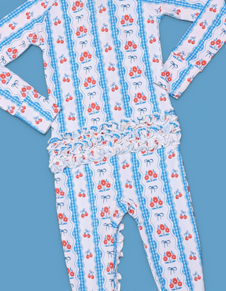 LIBERTY BLOSSOM BOWS DREAM RUFFLE ROMPER