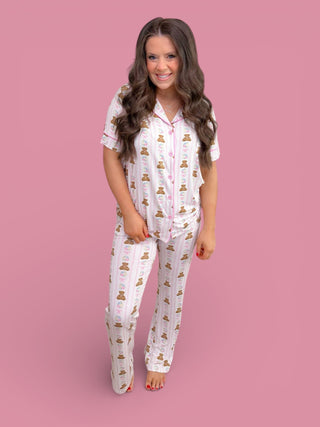 BEAR-Y BLOSSOMS WOMEN'S DREAM FLARE SET
