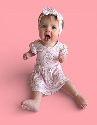 BUNNY BOW BLOSSOMS DREAM BODYSUIT DRESS