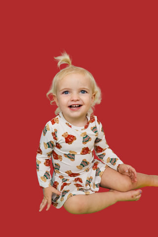BEAR-Y COZY CHRISTMAS DREAM BODYSUIT DRESS