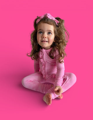 PINK DAYDREAM DREAM RUFFLE ROMPER