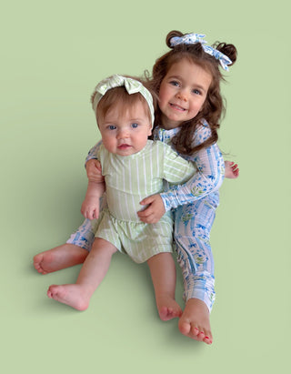 SPRINGTIME STRIPE DREAM BODYSUIT DRESS