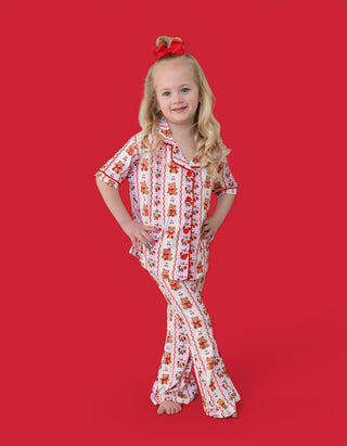 BERRY BEAR BLISS DREAM GIRL'S FLARE SET