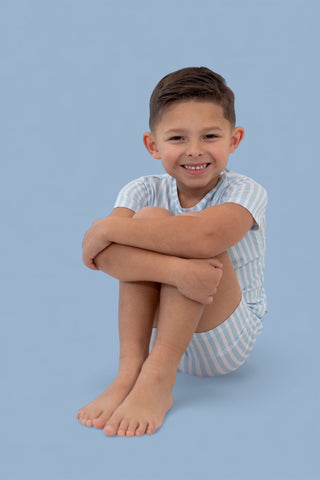 SEASIDE STRIPE DREAM SHORT SET