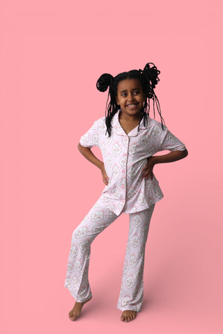 BUNNY BOW BLOSSOMS DREAM GIRL'S FLARE SET