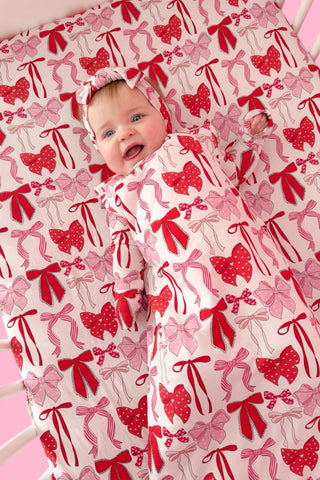 PRE-ORDER BE MINE BOWS DREAM CRIB SHEET