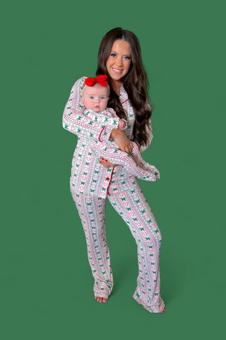 WRAPPED IN JOY DREAM RUFFLE ROMPER