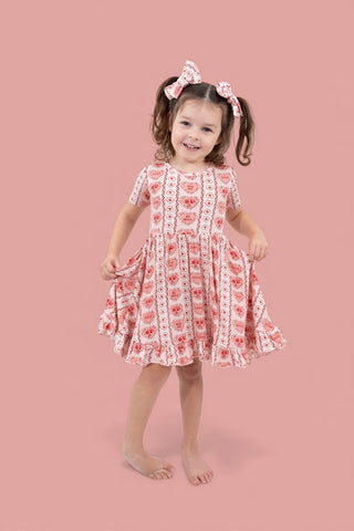 CANDY HEARTS DREAM RUFFLE DRESS