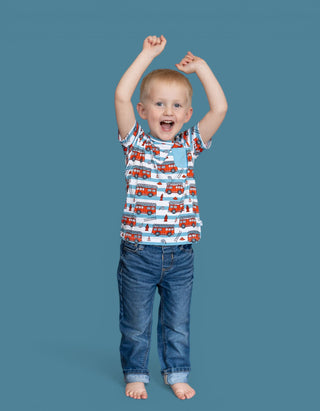 FIRETRUCK FRENZY DREAM POCKET TEE