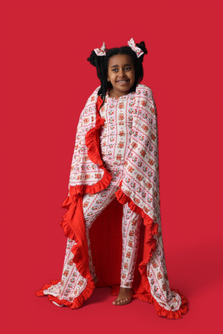 BERRY BEAR BLISS DREAM RUFFLE BLANKET