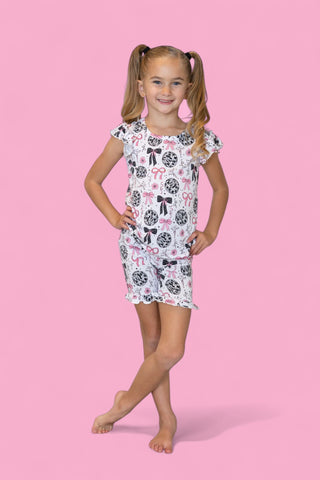 MIDNIGHT DISCO DARLING DREAM RUFFLE SHORT SET