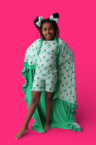 CLOVER & COINS DREAM RUFFLE SHORT SET