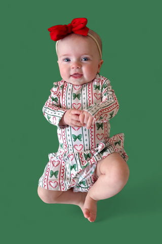 WRAPPED IN JOY DREAM BODYSUIT DRESS