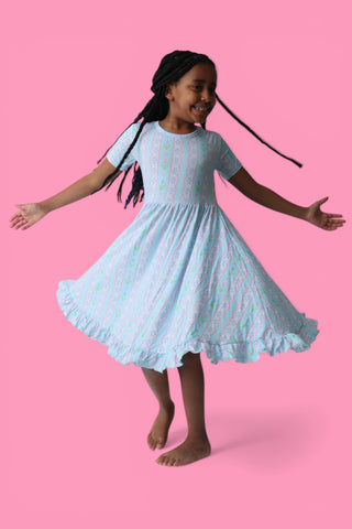 WHIMSY TULIP DREAM RUFFLE DRESS