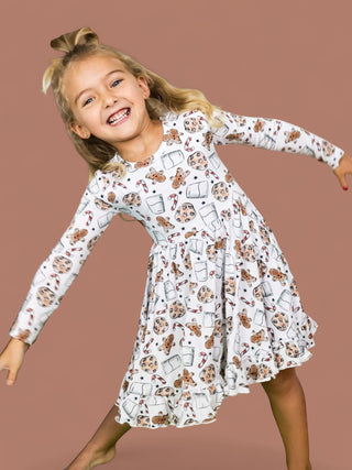 MILK & MERRY DREAM RUFFLE DRESS