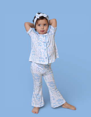 BLUEBELL EASTER TOILE DREAM GIRL'S FLARE SET