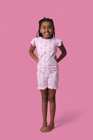 BALLET BOW BLISS DREAM RUFFLE SHORT SET