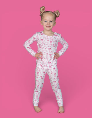 PINK PUPPY TOILE DREAM SET