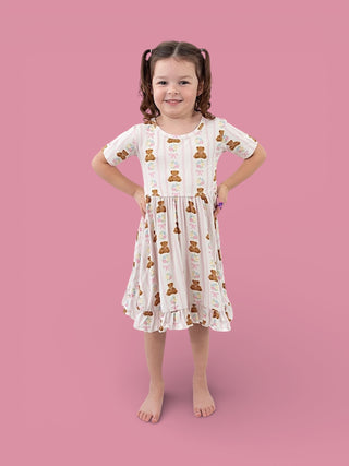 BEAR-Y BLOSSOMS DREAM RUFFLE DRESS