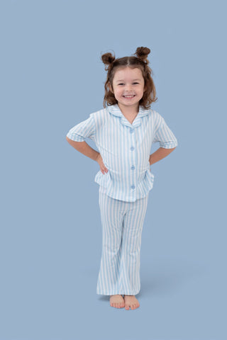 SEASIDE STRIPE DREAM GIRL'S FLARE SET