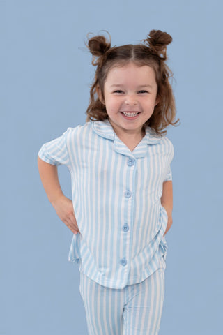 SEASIDE STRIPE DREAM GIRL'S FLARE SET