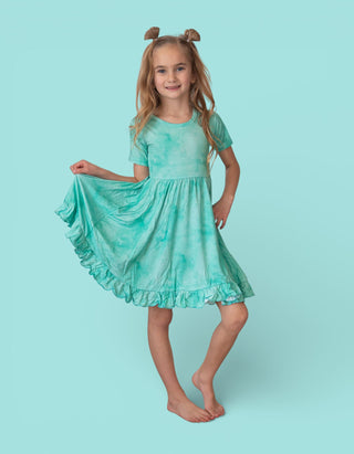 JADE MIST DREAM RUFFLE DRESS
