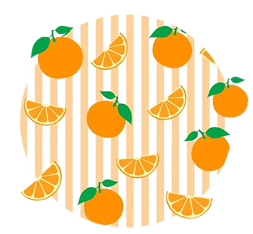 ORANGE BLOSSOM STRIPES