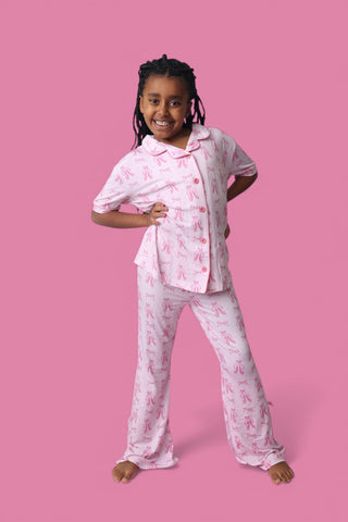 BALLET BOW BLISS DREAM GIRL'S FLARE SET