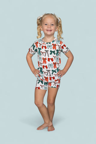BE MERRY BOWS DREAM SHORT SET