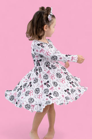 MIDNIGHT DISCO DARLING DREAM RUFFLE DRESS