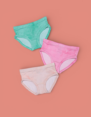 ORANGE CREAMSICLE DREAM GIRL'S BRIEF SET