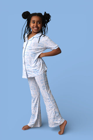 BLUEBELL EASTER TOILE DREAM GIRL'S FLARE SET