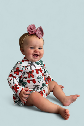 BE MERRY BOWS DREAM BODYSUIT DRESS
