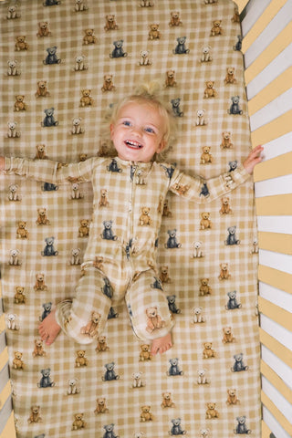 TEDDY CHECK DREAM ROMPER